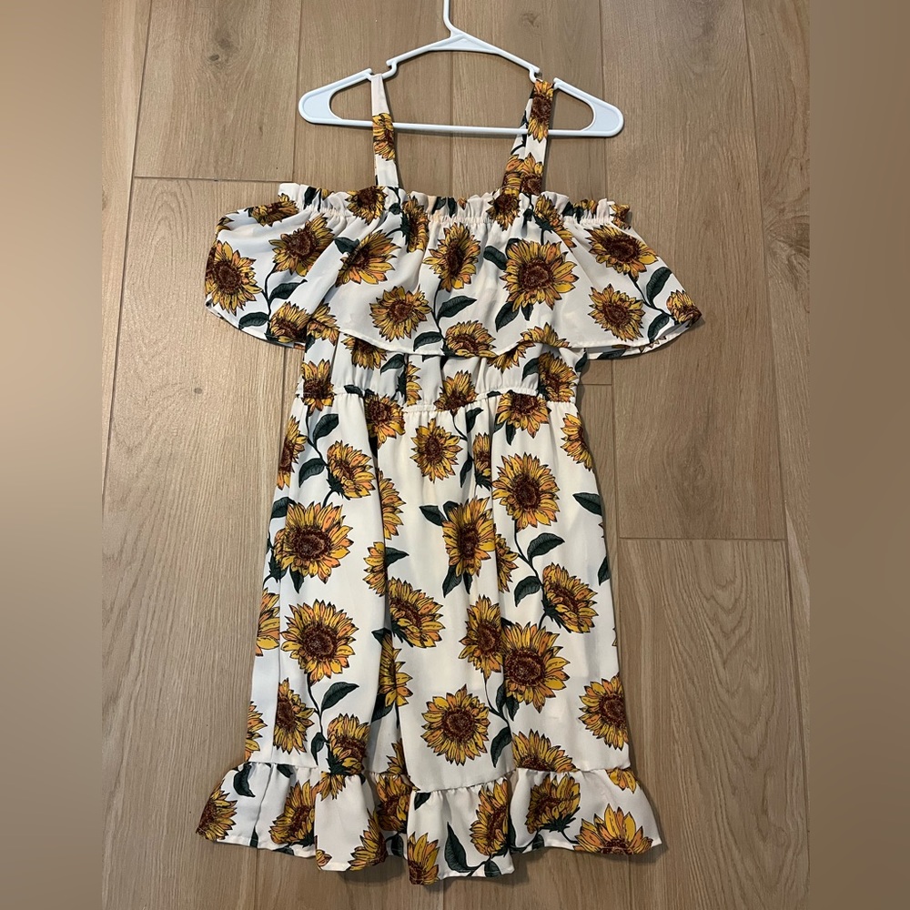 Liberty Love Sunflower Off The Shoulder Sundress